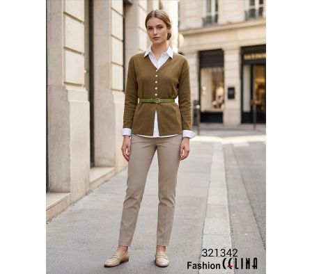 Camisa con Cardigans. 2en1 c321342
