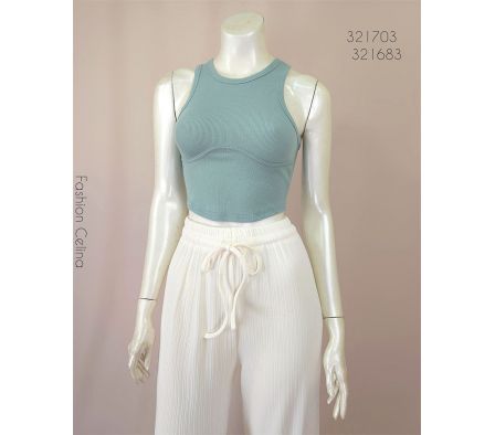 Blusa Crop Top Femenina PROMO c321703