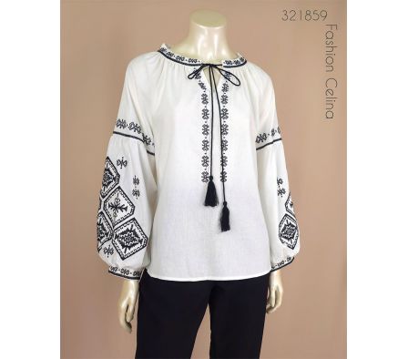 Blusa con bordado Etnico Femenino  C321859