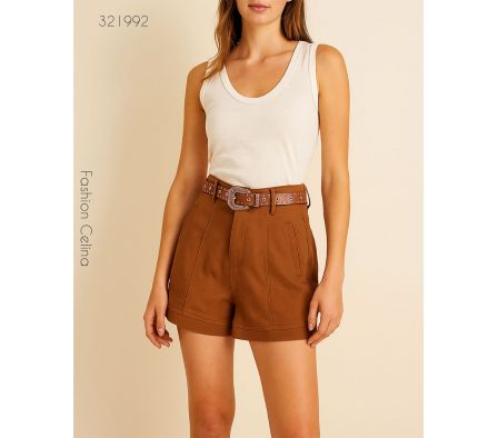 Short Femenino con Cinto c321992