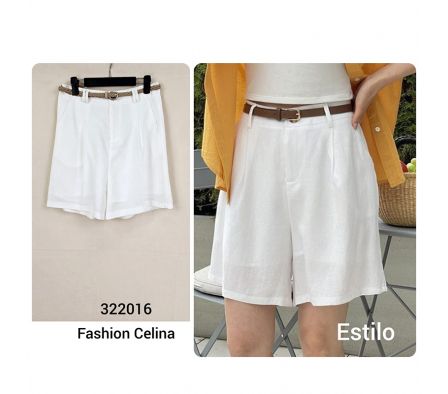 Short Femenino con Cinto C322016