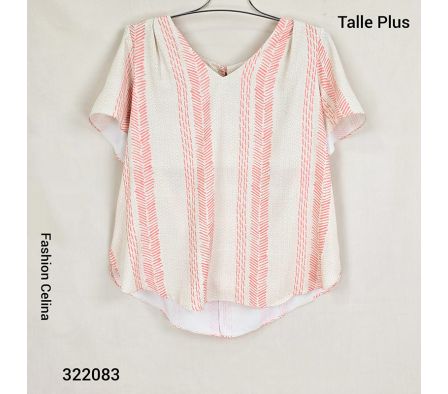 Blusa Plus Size Femenino C321587