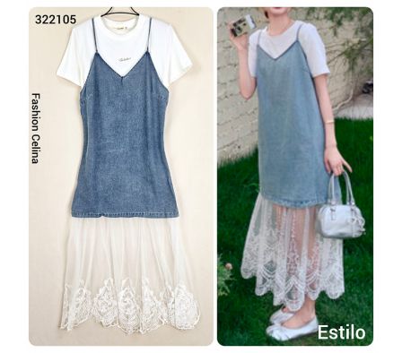 VESTIDO CON BLUSA C322105