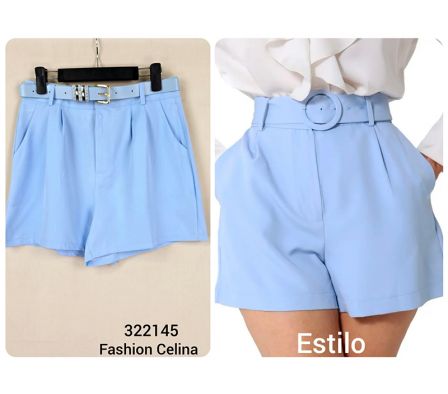 Short Femenino con Cinto C322145