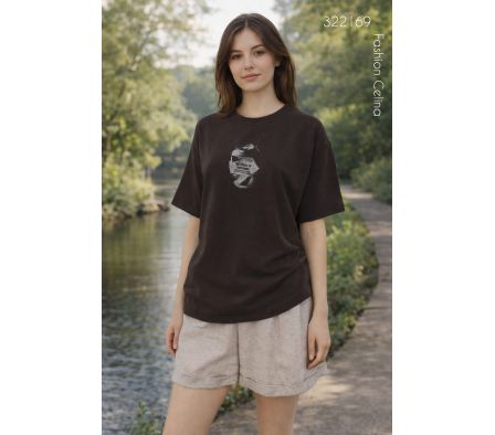 BLUSA OVERSIZE  FEMENINA C322169