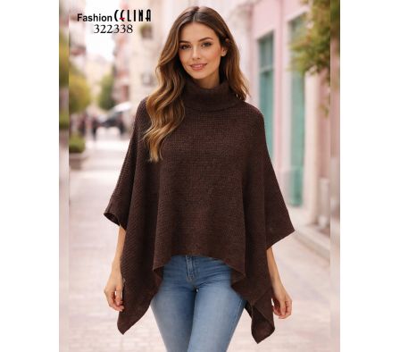 cod 0322338Poncho de Hilo Femenino C322338