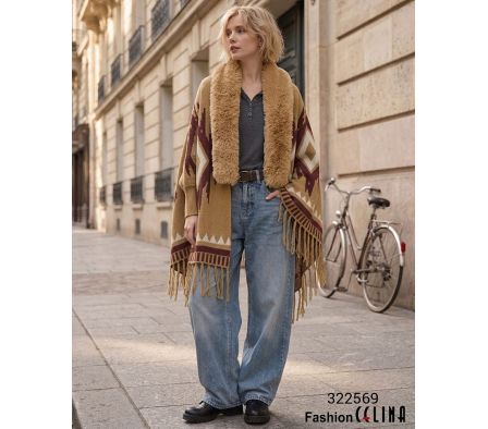 Poncho Ruana Femenino c322569