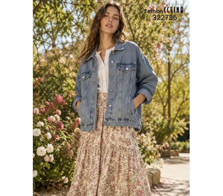 CHAQUETA Jean FEMENINA C322786