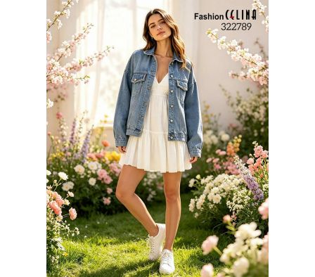 CHAQUETA Jean FEMENINA C322789