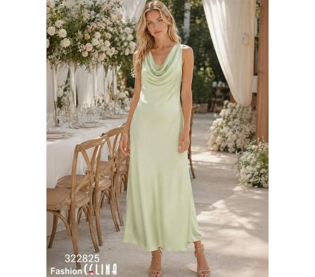 Vestido satén Femenino C322825
