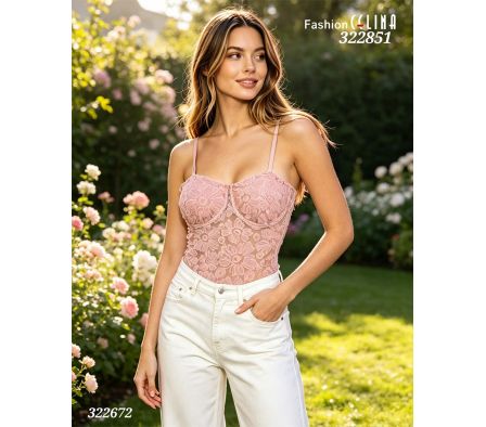 Blusa Body musculosa lencera C322851