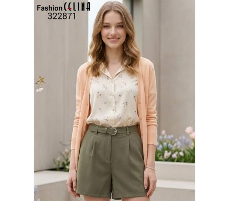 Short Femenino con Cinto C322871