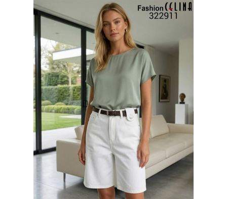 Short Femenino con Cinto C322911
