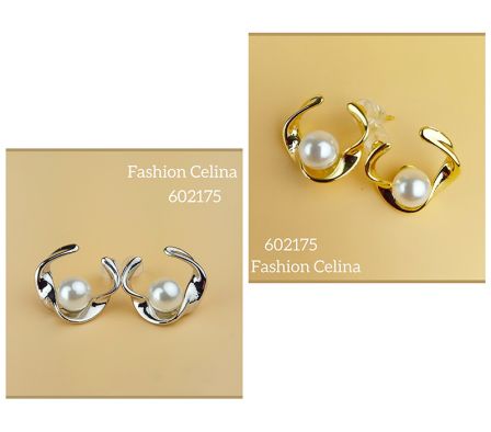 ARO METAL CON PERLA C602175