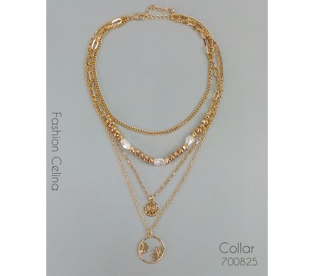 COLLAR DE 4 CADENAS C700825