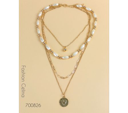 COLLAR DE 4 CADENAS C700826