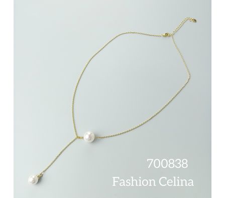 COLLAR DOS PERLA C700838