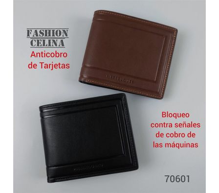 Billetera antirrobo masculina c70601