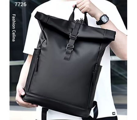 MOCHILA MASCULINA DE CUERO SIMIL C7726