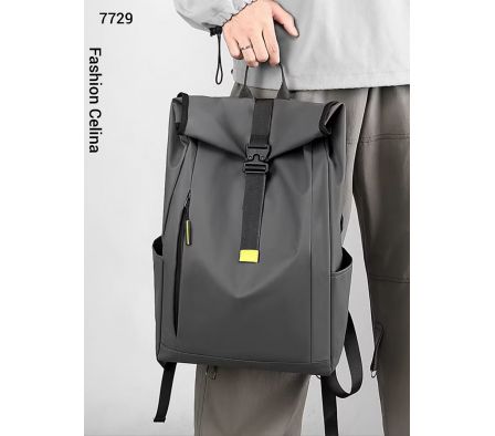 MOCHILA MASCULINA DE CUERO SIMIL C7729