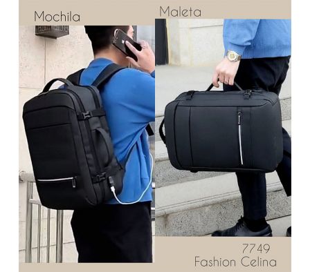Mochila Maleta portanotebook con entrada USB c7749
