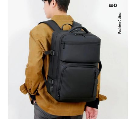 Mochila Maleta portanotebook con entrada USB expandible c8043