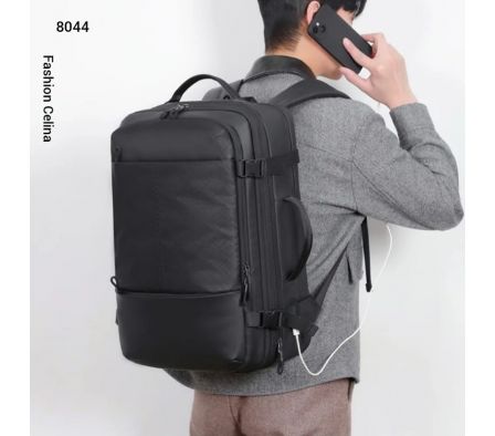 Mochila Maleta portanotebook con entrada USB expandible c8044