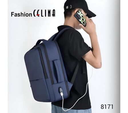 Mochila Maleta portanotebook con entrada USB expandible c8171