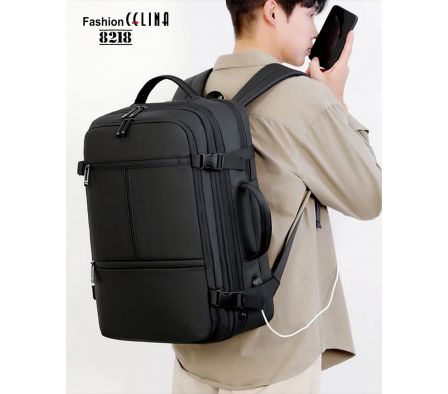 Mochila Maleta portanotebook con entrada USB expandible c8218